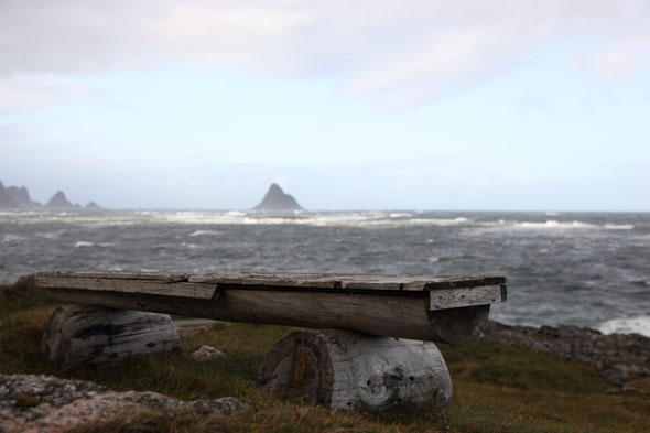 Ikkje akkurat plassen å nyte freden på nu...