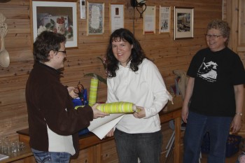 Lill, Kirsti og Evelyn i action