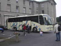 Klar før busstur tell Dublin Airport