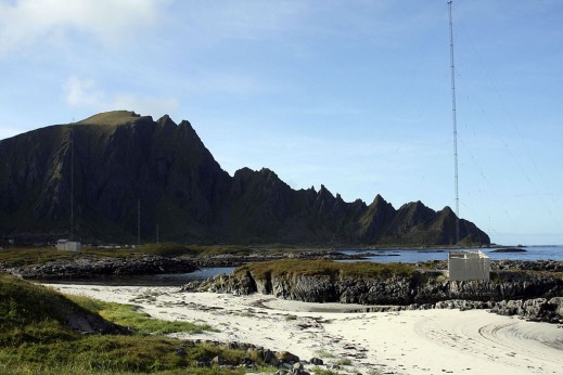 Booster Bay utafør skytefeltet i godværet...