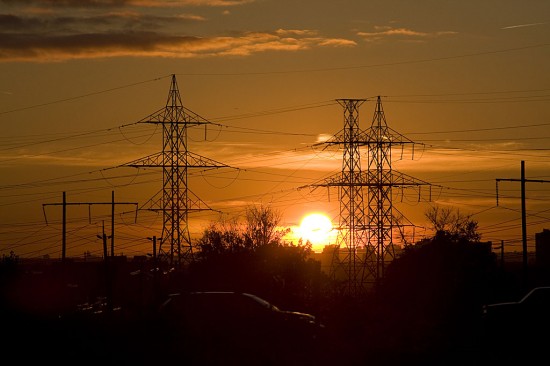 Solnedgangen i Toronto, Canada (22.10 2008)