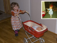 Elena arva mamma si dukkevogn i dag!