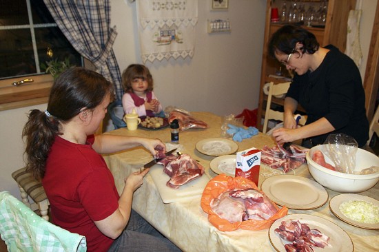 21.11 2008 - kjøtrullsying på gang