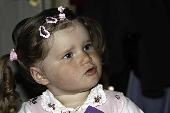 26.5 2009: Elena klar før bursdag hos han onkel Rudi