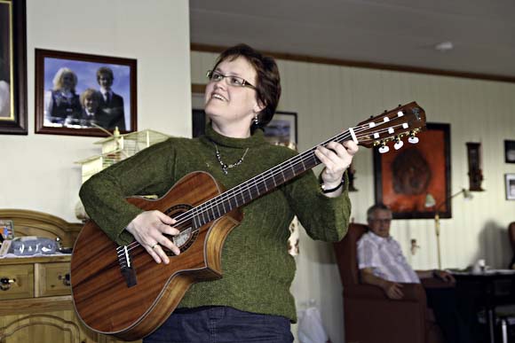 28.5 2009: 40-årsfeiring hos ho Kirsti