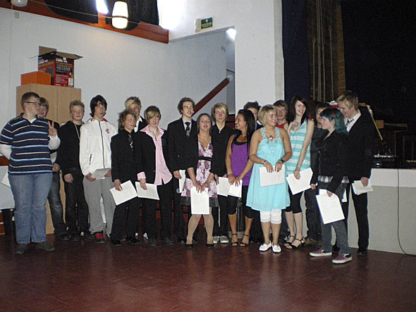 18.6 2009: Truls og klassen på siste ungdomsskoledag