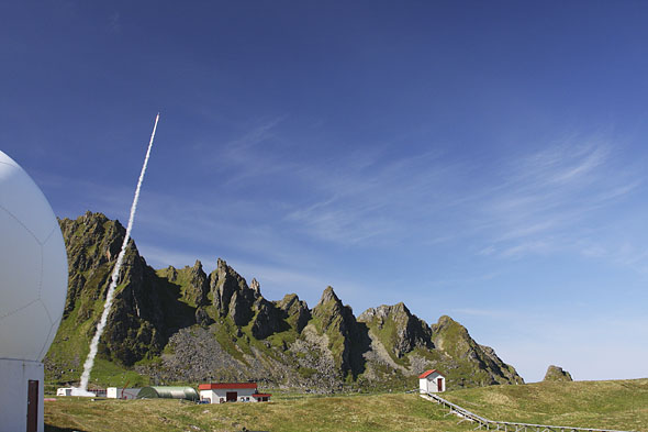 18.6 2009: Dagens studentrakett går til værs fra Oksebåsen