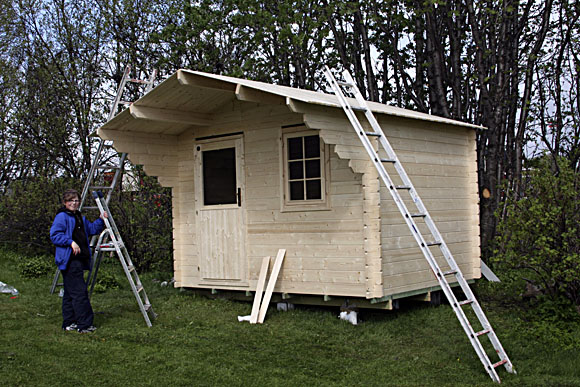 1.6 2009: Vips! Så va det gjort! Ca tre tima etter start!