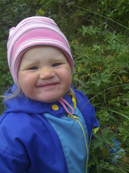 20.7 2009: Ei blåbærfarga Elena