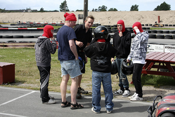 9.7 2009: Gjengen briefes før start - PÅ DANSK