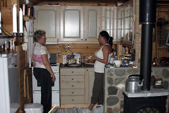 21.7 2009: Ho Ann-Kristin gjorde også en fenomenal innsats på kjøkkenet!