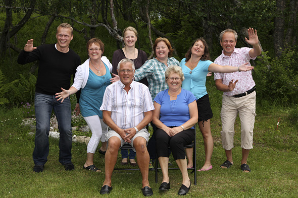 23.7 2009: Dahle-familen aleina