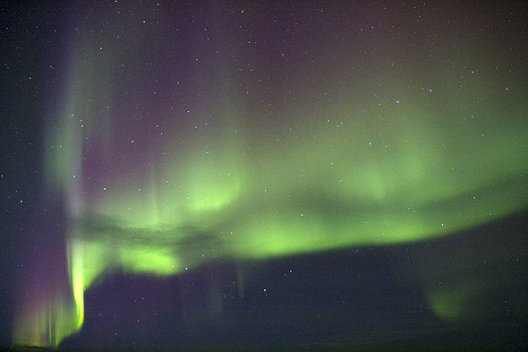 Nordlys fotografert i januar 2008