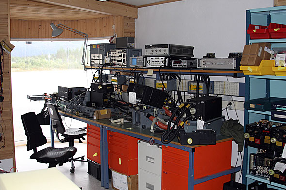 18.8 2009: Radarverkstedet, innreda og først brukt av mæ