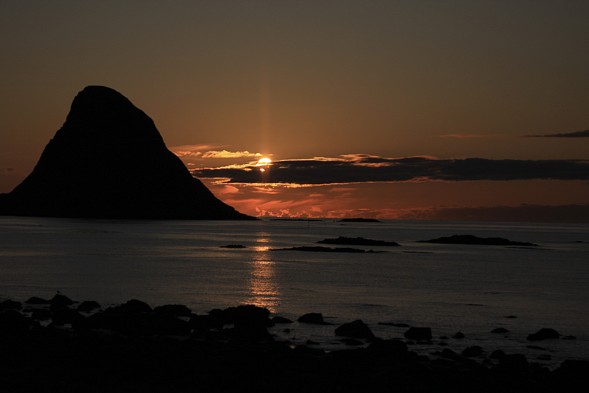 Bleiksøya en vakker septemberkveld