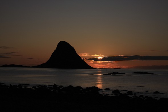 Bleiksøya en vakker spetemberkveld