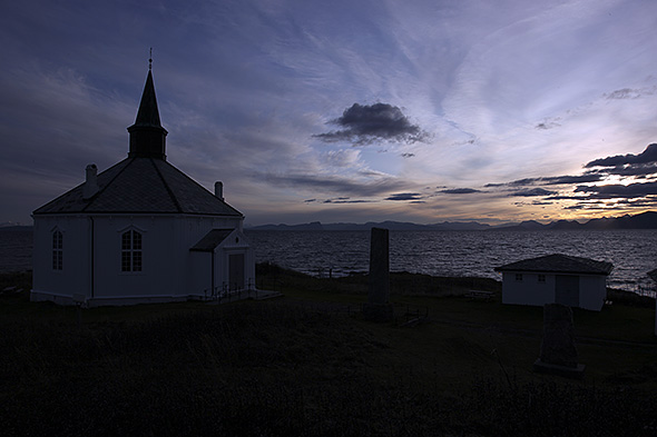 Et litt bedre vær på Dverberg enn da æ og ho Lill blei gift der på Nyttårsaften 2009