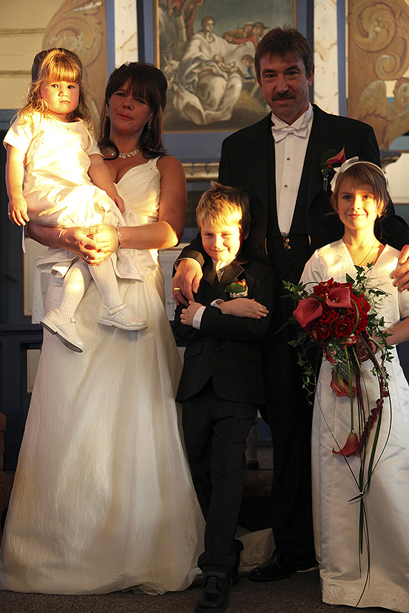 Brudepar, brudepie og brudesvenn