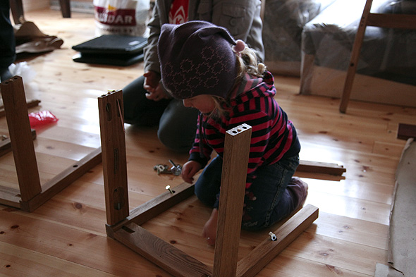 Elena i stolmonteringa