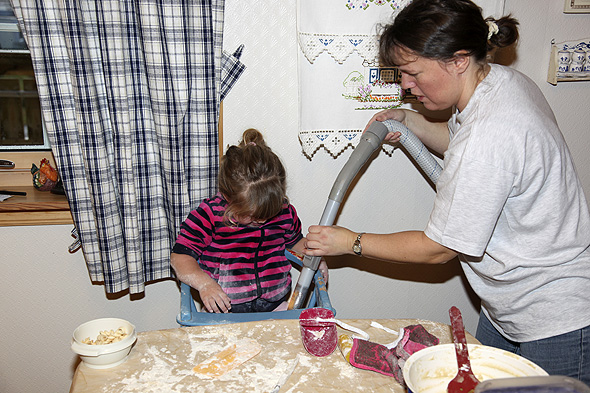 Ho Lill sørga også før "grovrengjøringa" av bakstekjærringa etterpå