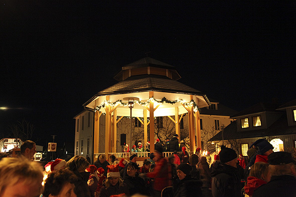 Pavliongen - folk stimle sammen
