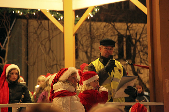 Han Arne Sørensen sto før pratinga...