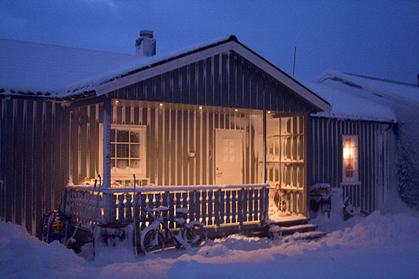 31.12 2008: Sånn så det ut ute den dagen!