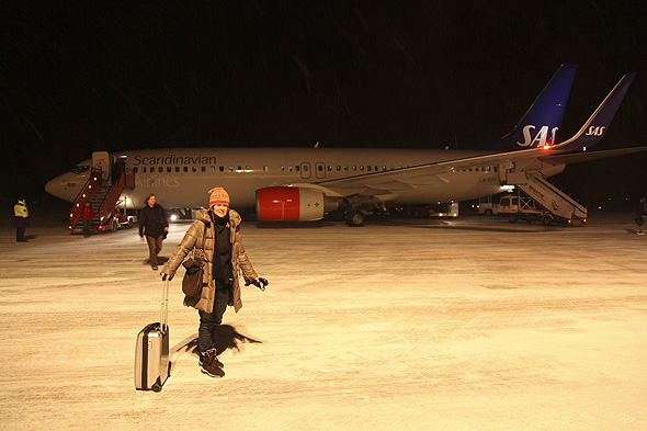 Ankomst Longyearbyen med SAS fra Tromsø (1t og 30min)