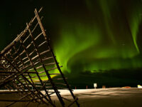 Nordlys på hjell – årets vinterbilde hos NRK Nordland