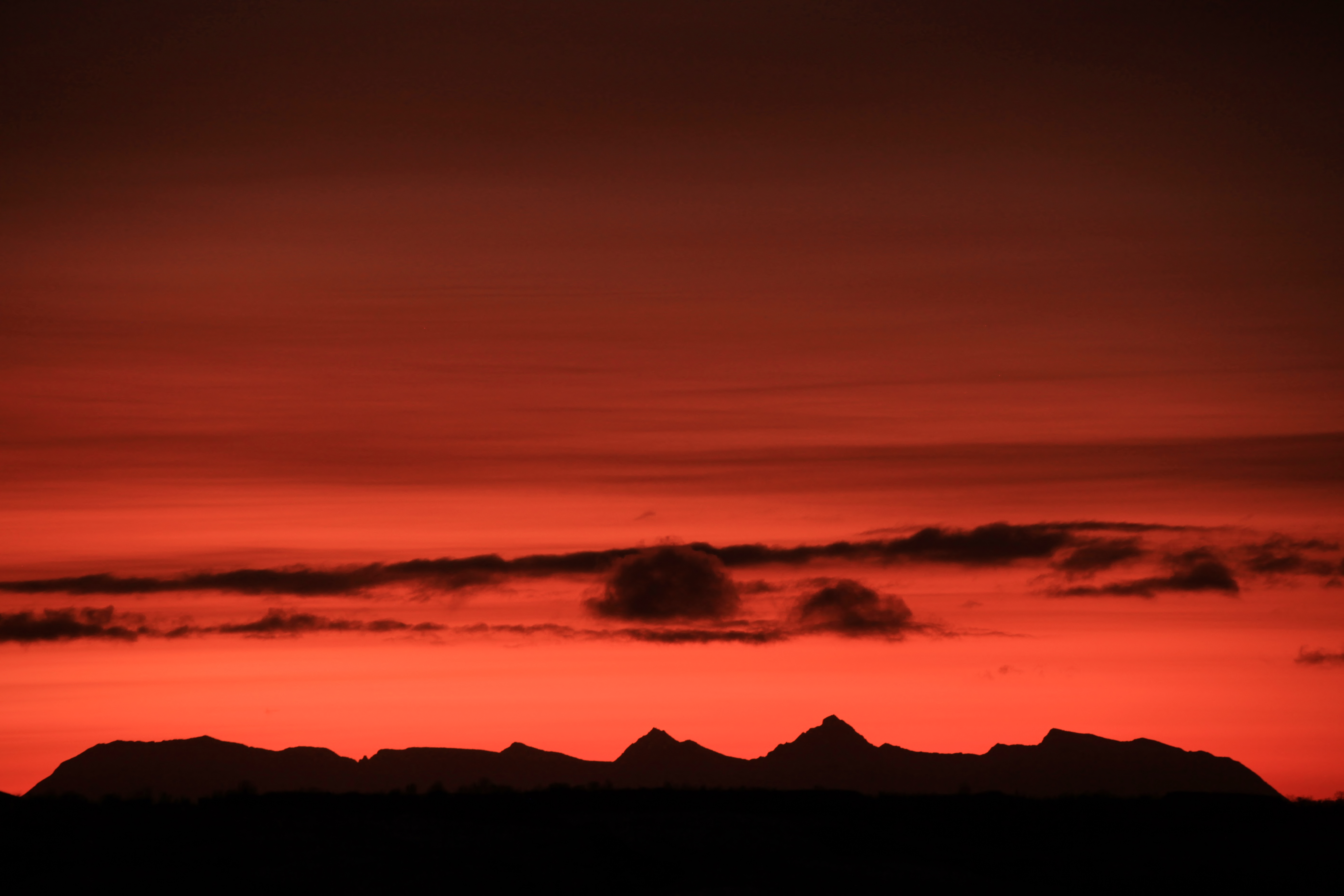 Sørhimmelen i dag e bære nydelig!