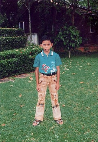 Han Sambunath Singh - 10 år gammel fra India