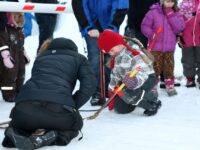 Elena og alle skoleklubban på rakettbesøk