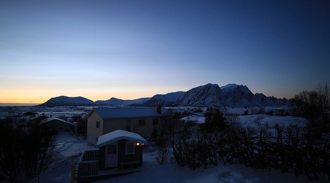 Ei vakker utsikt fra huset i dag
