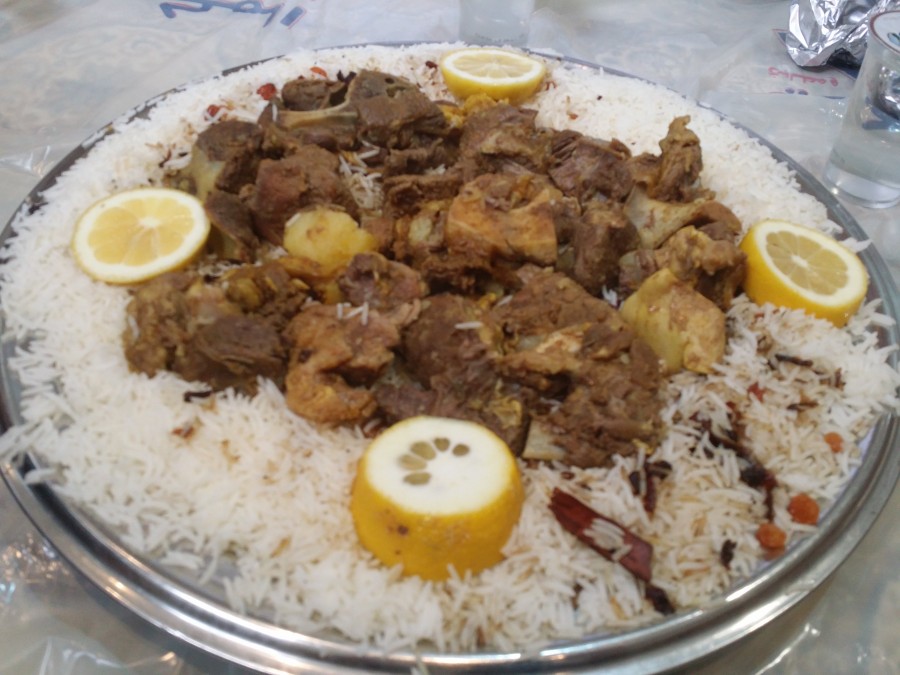 Stekt kamel og ris. Faktisk kjempegodt!!