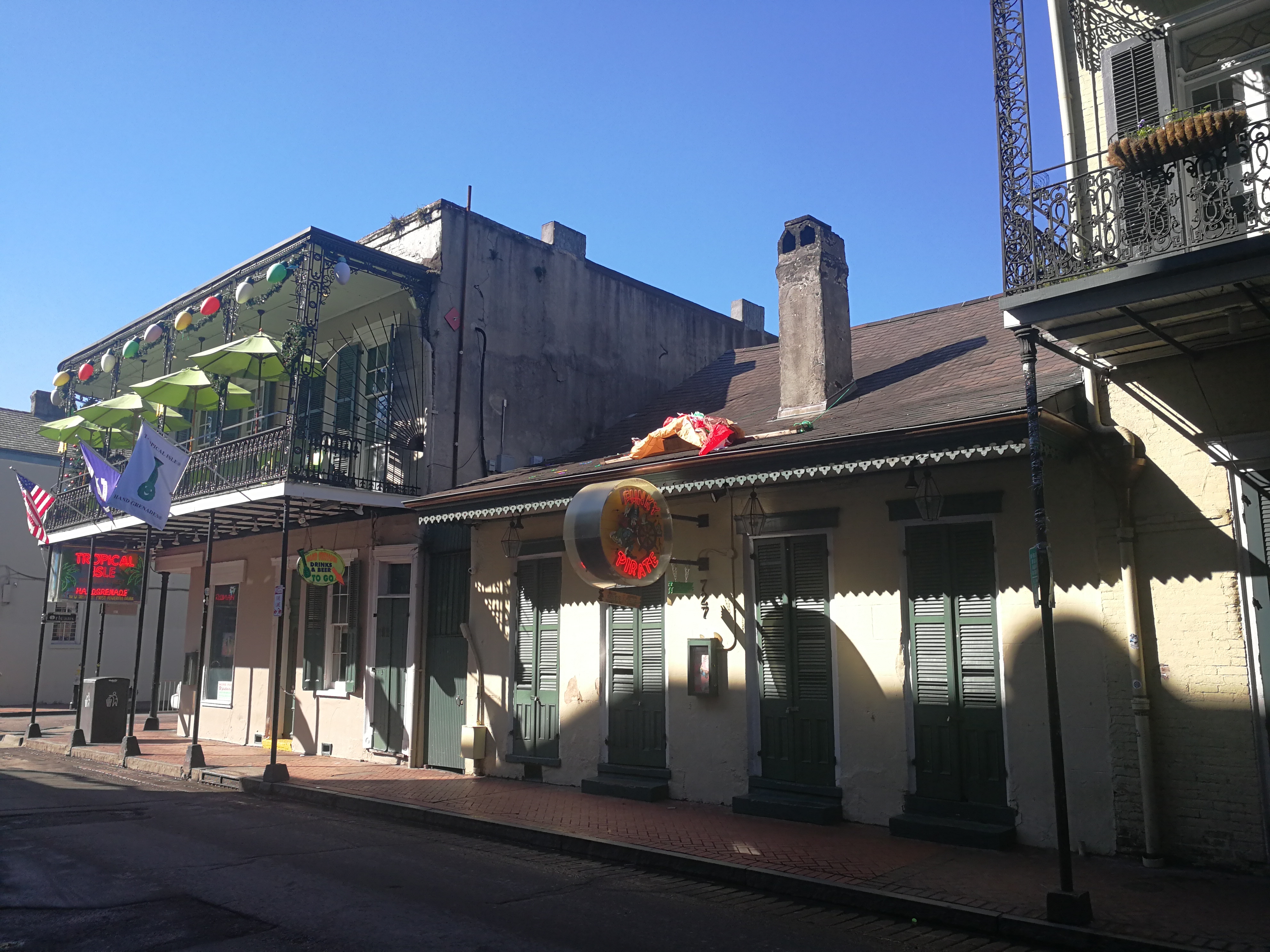 Ikkje bære bære å måtte ta takveien i Bourbon Street...