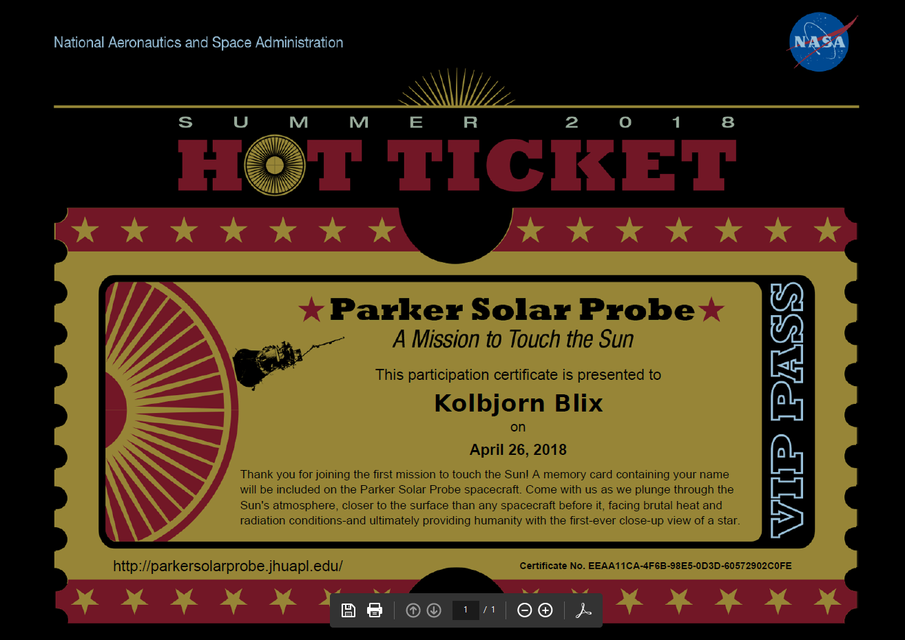 "sic itur ad astra", (lat.)