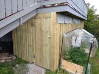 Innkledning av verandaen går mot slutten…