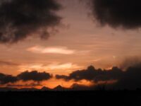 Lille-Julaften med perlemor på himmelen