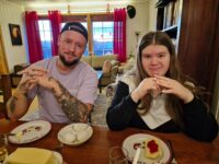 Danny og Elena på Lille Julaften